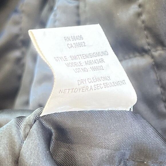 Theory Men’s Smitten Wool Cashmere Peacoat Double Breasted Black XL Military - Picture 6 of 9